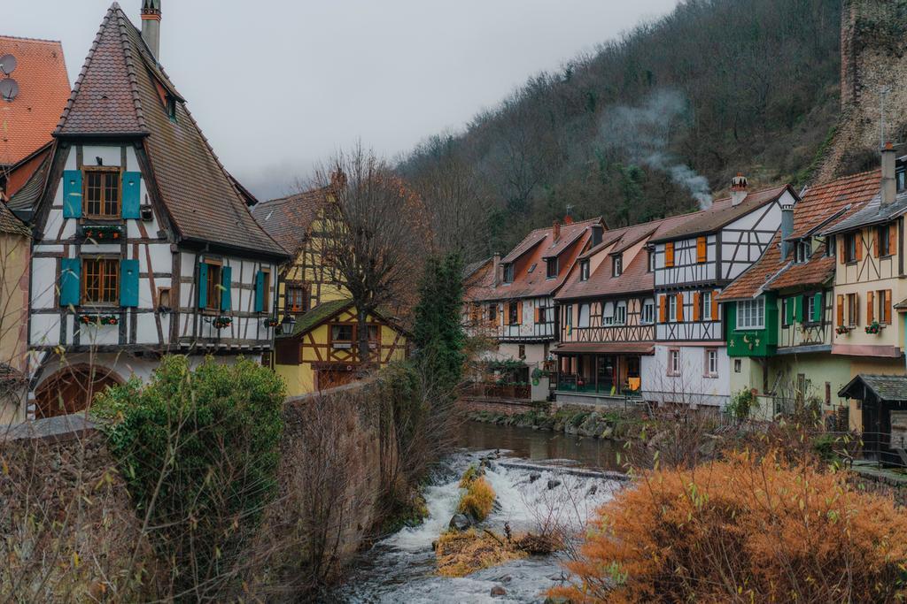Eguisheim decorado por Navidad
