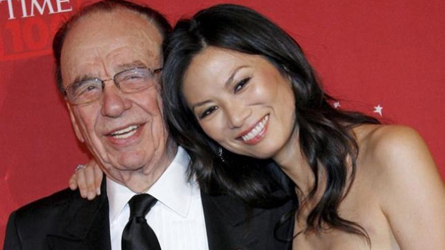 Rupert Murdoch y Wendi Deng