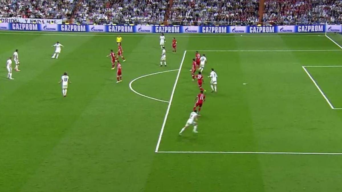 El claro fuera de juego de uno de los goles de Cristiano ante el Bayern