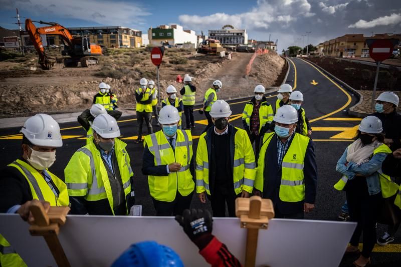 Obras de enlace entre Las Chafiras y Oroteandanes