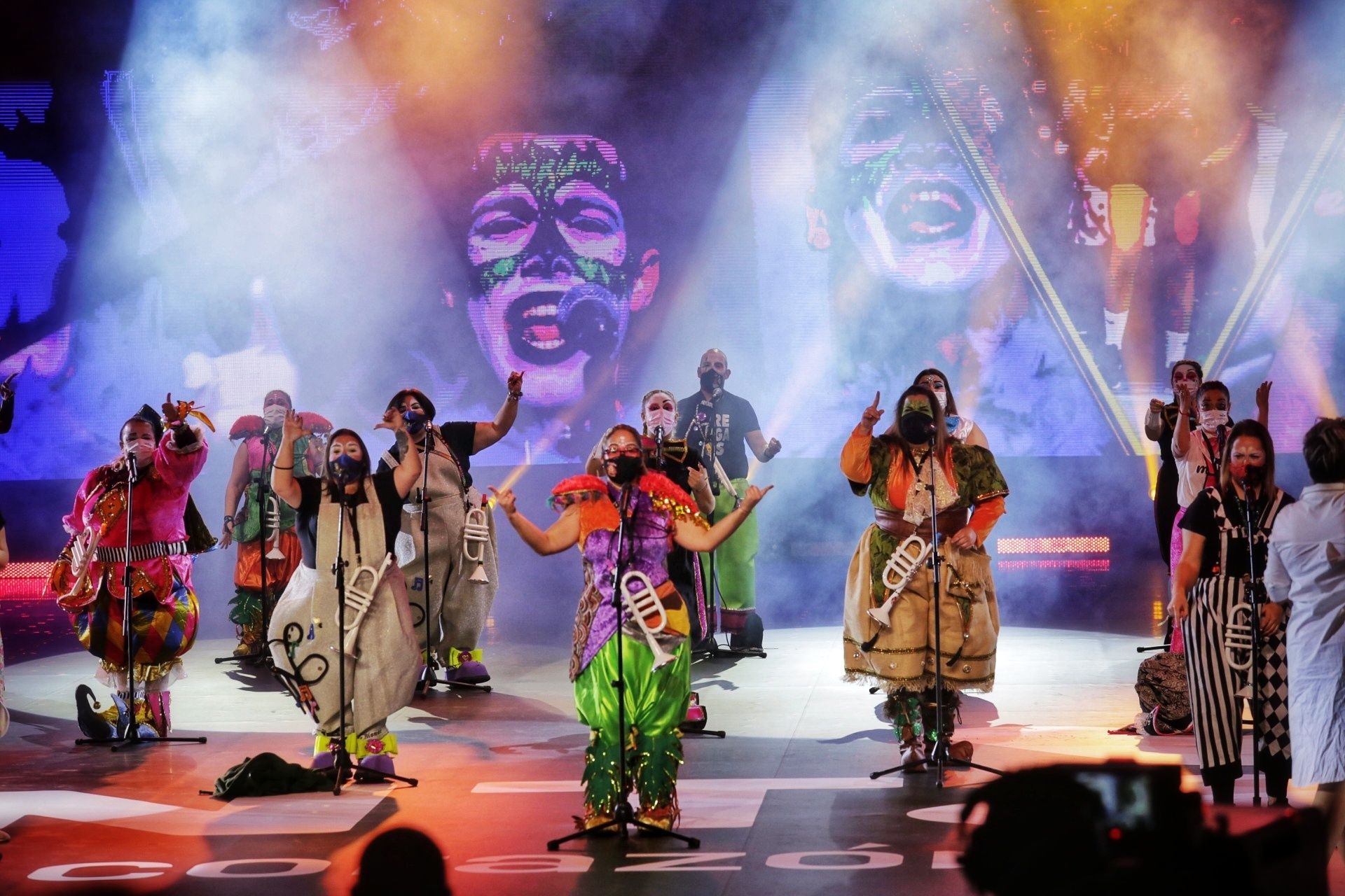 Grabación de las murgas para el Carnaval Virtual