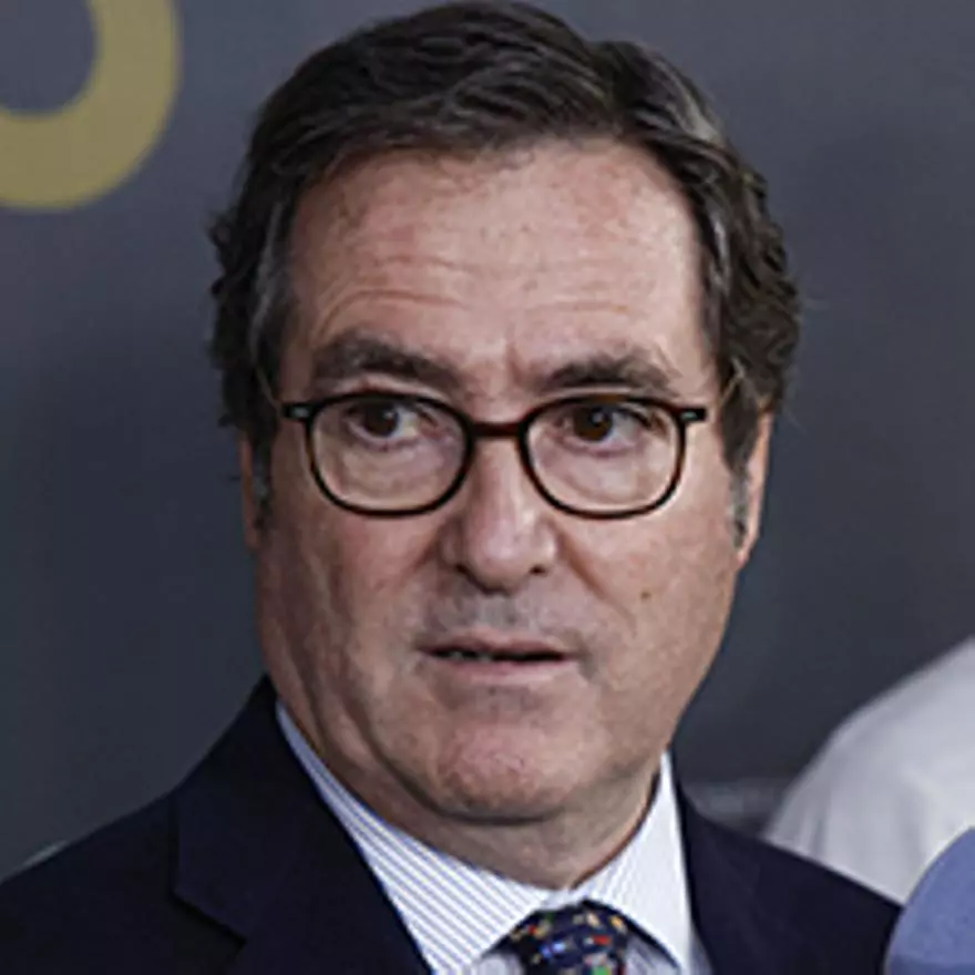 Antonio Garamendi, presidente de la CEOE: "Paraguas constitucional y ancla de moderación"