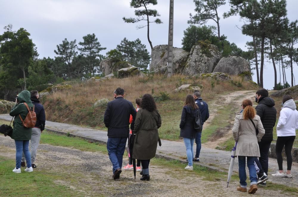 Visita inédita a la batería militar de O Grove