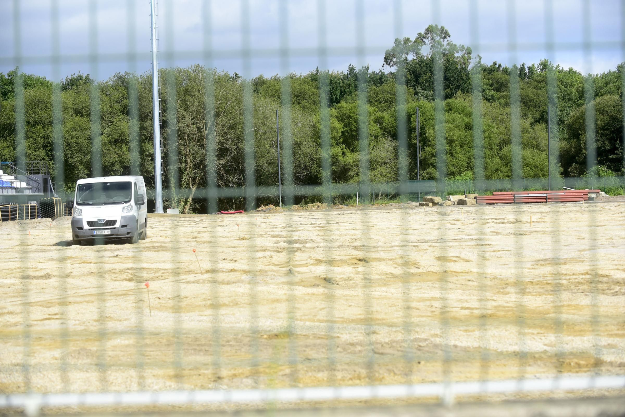 Así avanzan las obras de la Ciudad Deportiva de Abegondo