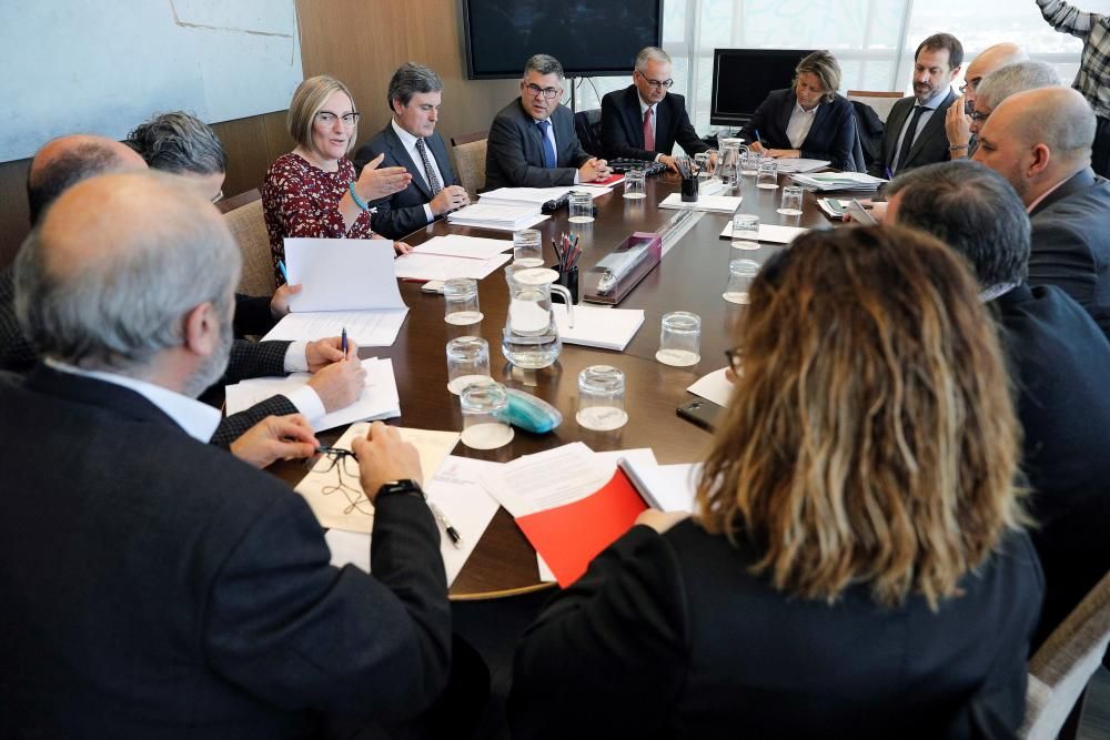 Reunión de los equipos de Fomento y la Conselleria de Obras Públicas