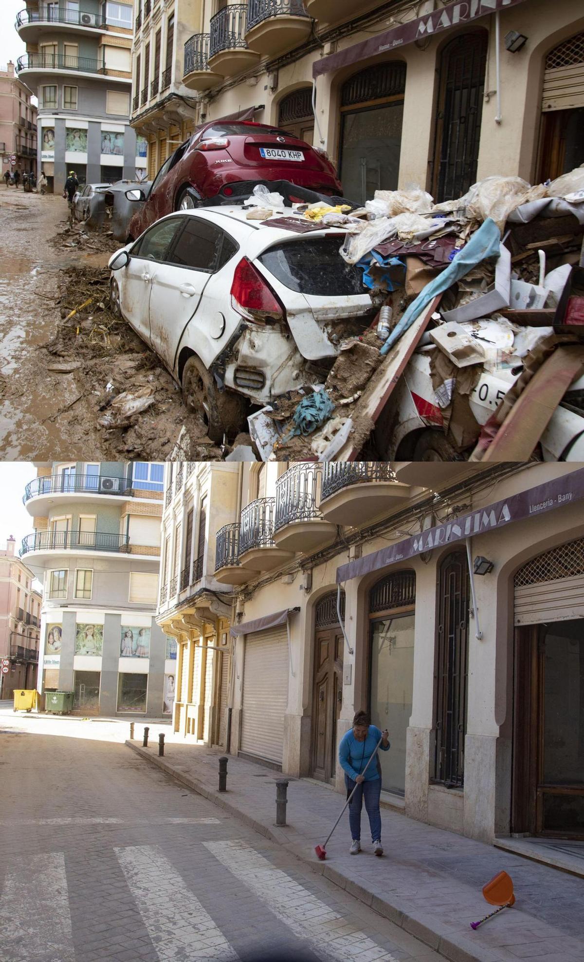 Las zonas cero un mes despuésdel ‘tsunami’