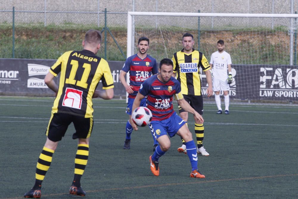 Les imatges del Llagostera - Portugalete (2-0)