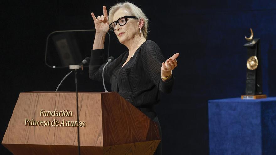 El emocionante discurso de Meryl Streep en los Premios Princesa de Asturias: &quot;Estoy muy feliz de estar aquí&quot;