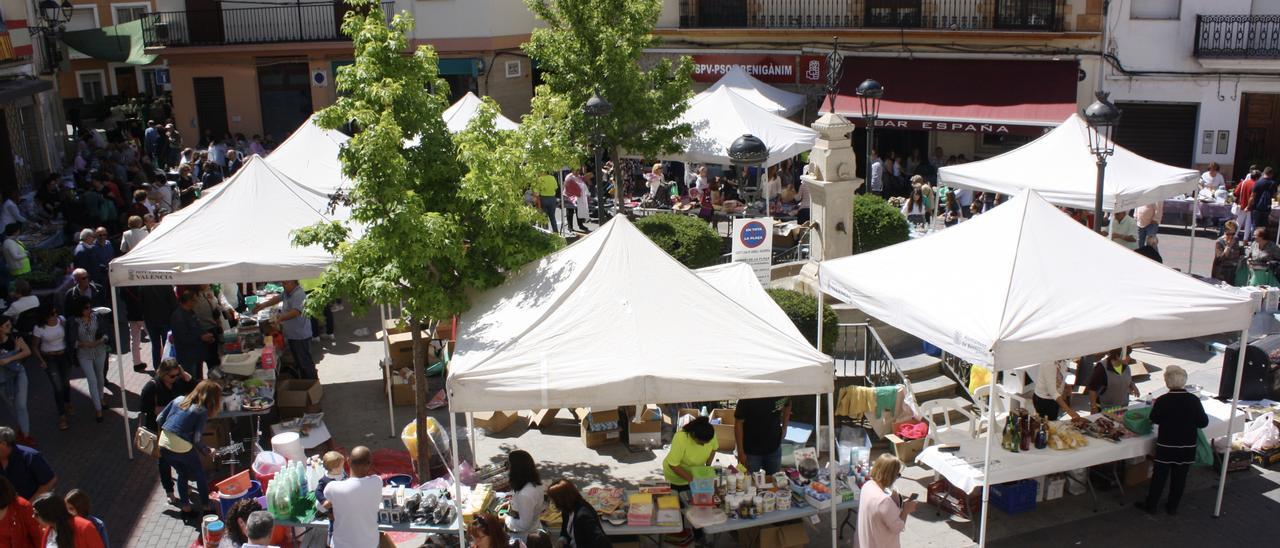 Mercadillo de Benigànim, en una imagen de archivo.