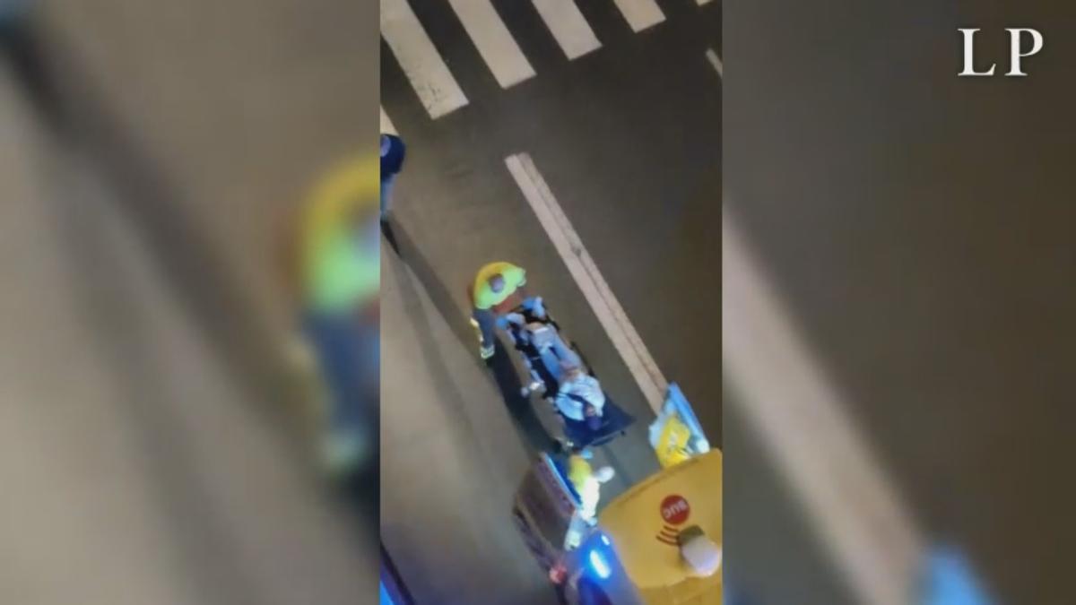 Un taxi atropella a una mujer en Rafael Cabrera