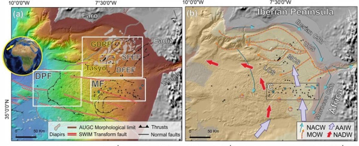 A la derecha, en el recuadro, ubicación de los volcanes