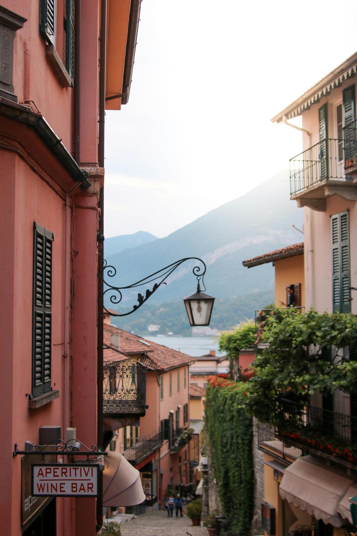 El centro histórico de Bellagio es tan bonito como su paisaje