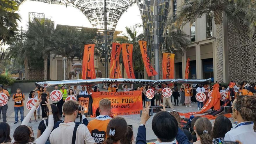 Reivindicaciones | Acción por el fin de los combustibles fósiles celebrada durante la COP28.