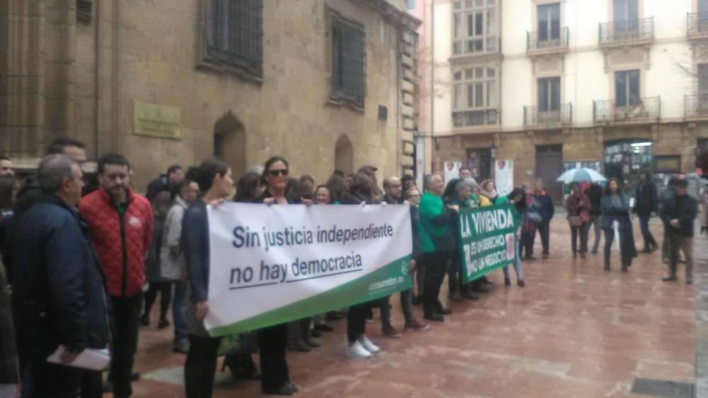 Protesta contra la decisión del Tribunal Supremo d