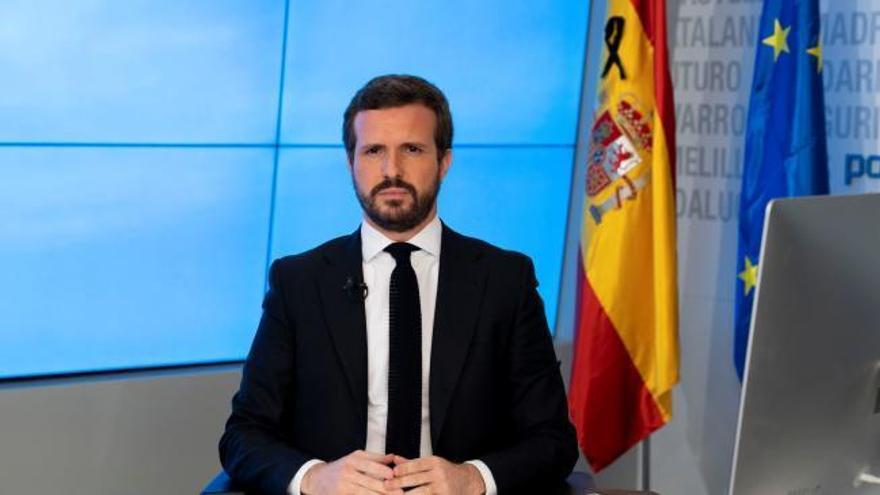 Casado: "Reeditar los Pactos de la Moncloa podría suponer un cambio de régimen encubierto"