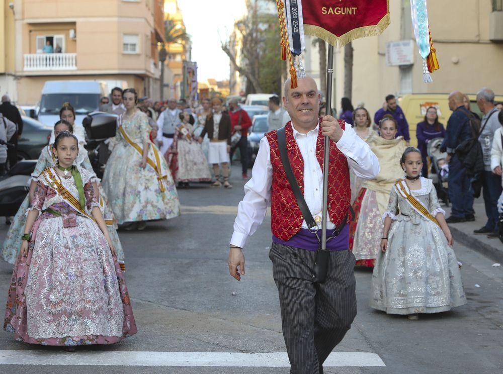 Visita de cortesía a las fallas del Port de Sagunt