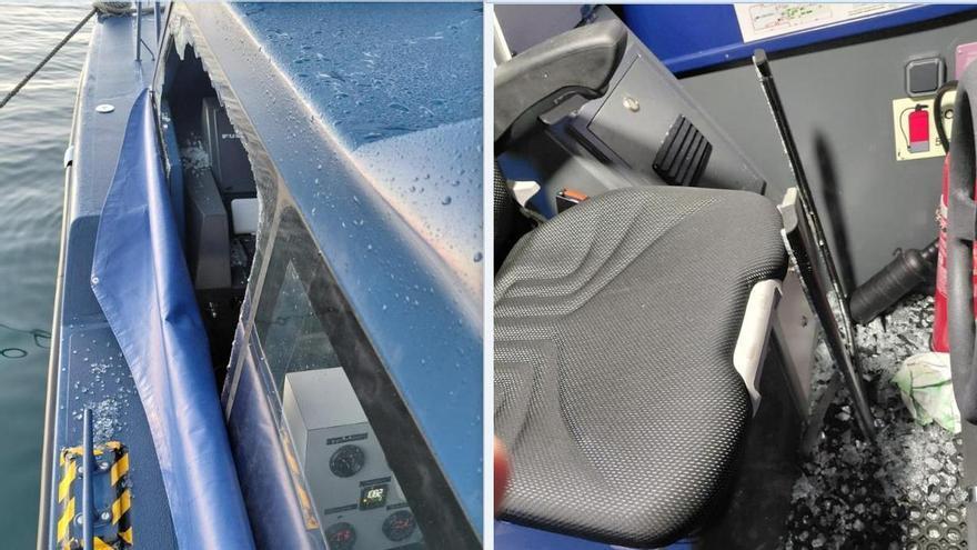 Atacada por narcolanchas una patrullera de Vigilancia Aduanera