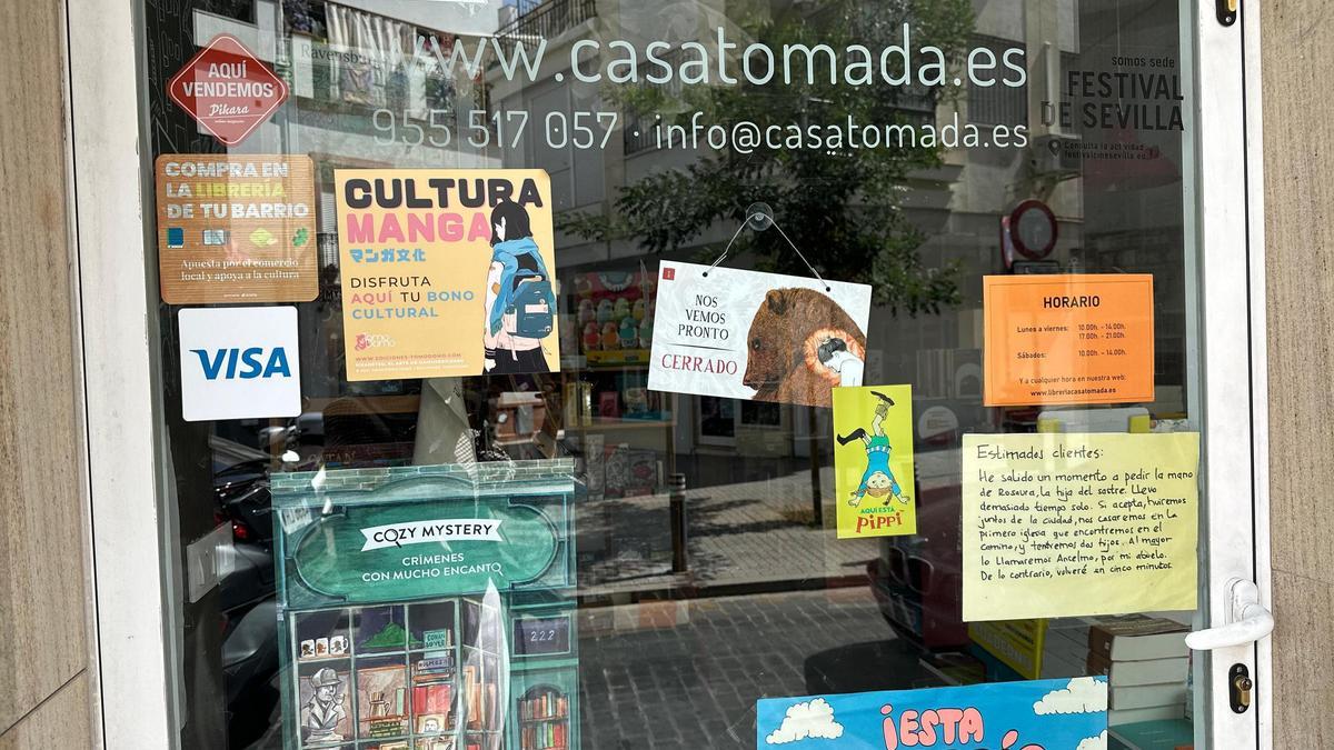 Cartel viral de Casa Tomada escrito por María José Barrios.