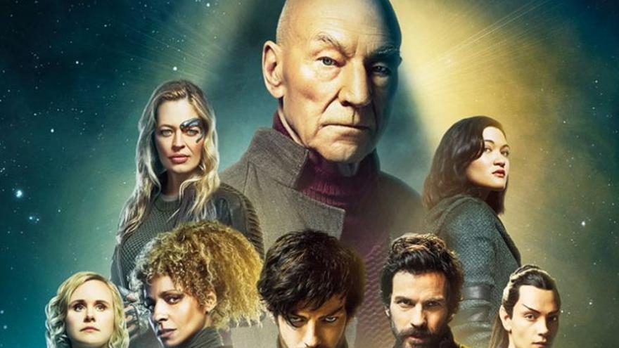 Imagen promocional de la nueva serie de Star Trek para Amazon Prime con Patrick Stewart como protagonista.