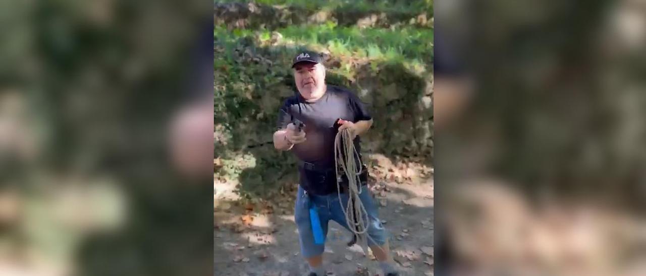 Vídeo completo de los disparos del ex GRAPO a un hombre en el parque de Castrelos