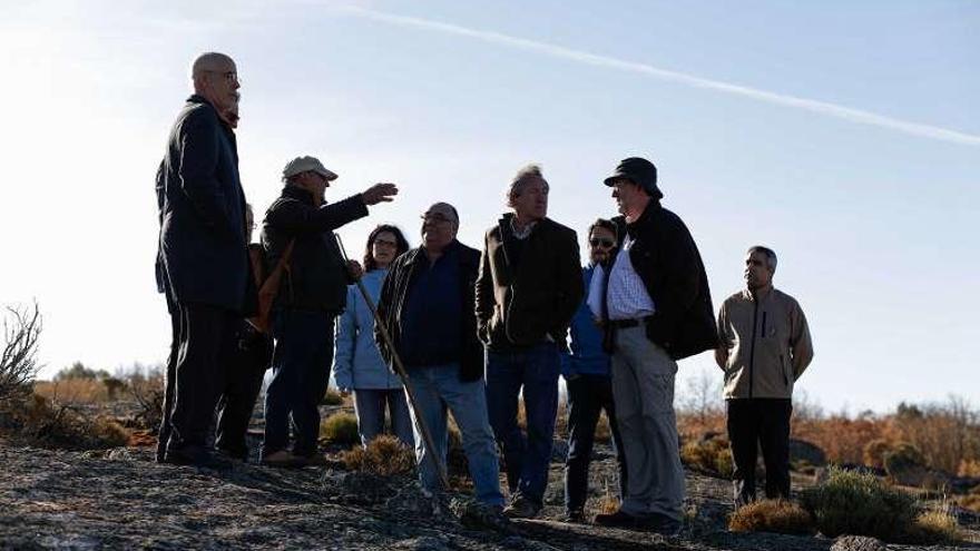 Expertos de la Unión Europea en una explotación de Sayago.