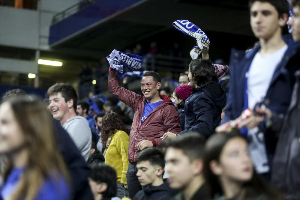 Partido en el Carlos Tartiere entre el Oviedo y el Almería