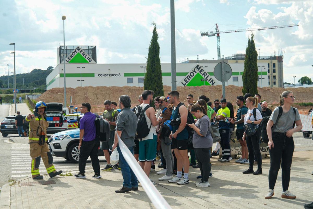 Un muerto por el derrumbe en el Centro Comercial de Sabadell