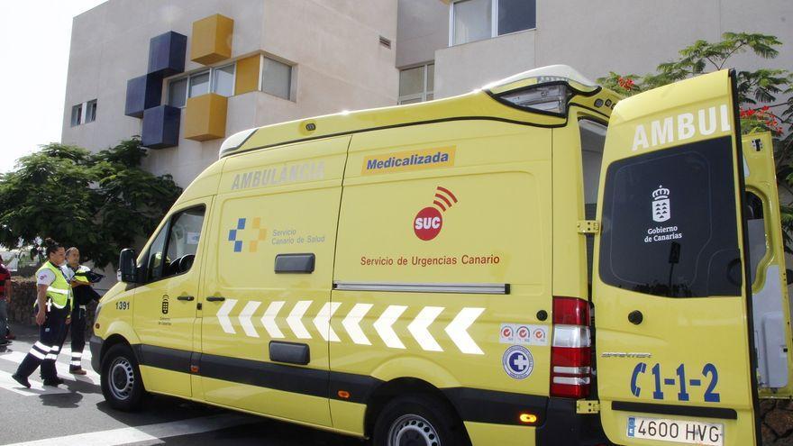 Imagen de una ambulancia del 112 Canarias.