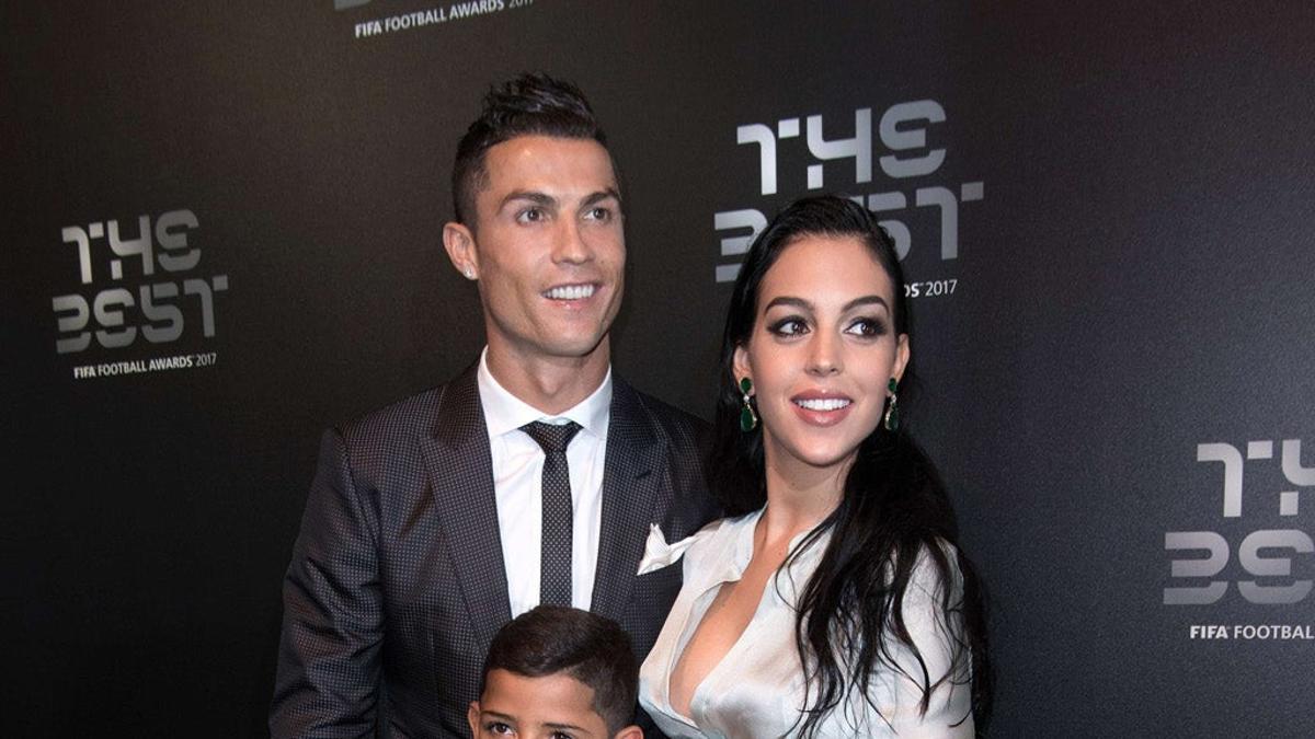 Georgina Rodríguez y Cristiano Ronaldo en los Premios The Best