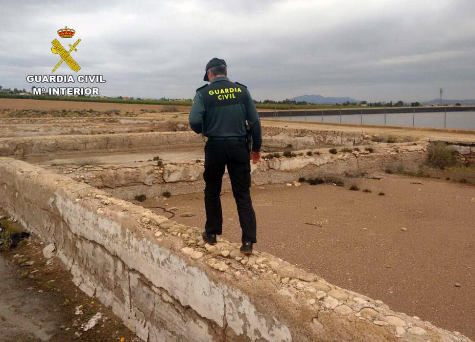 La Guardia Civil solicita que se catalogue como BIC las Salinas Reales de Sangonera la Seca