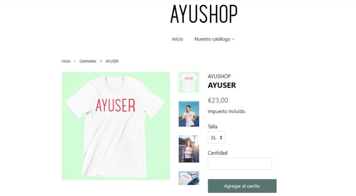 Camiseta 'Ayuser' de Ayushop