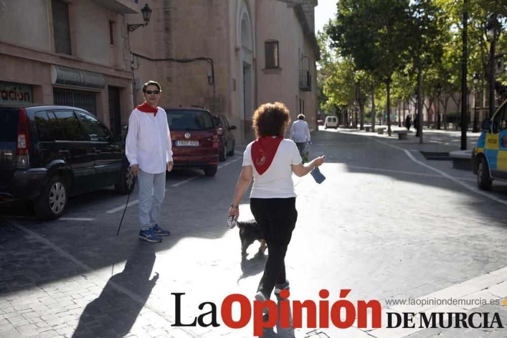 Desescalada en Caravaca: Los 'runners' se ataviaro