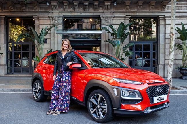 Mireia Belmonte y su Hyundai Kona