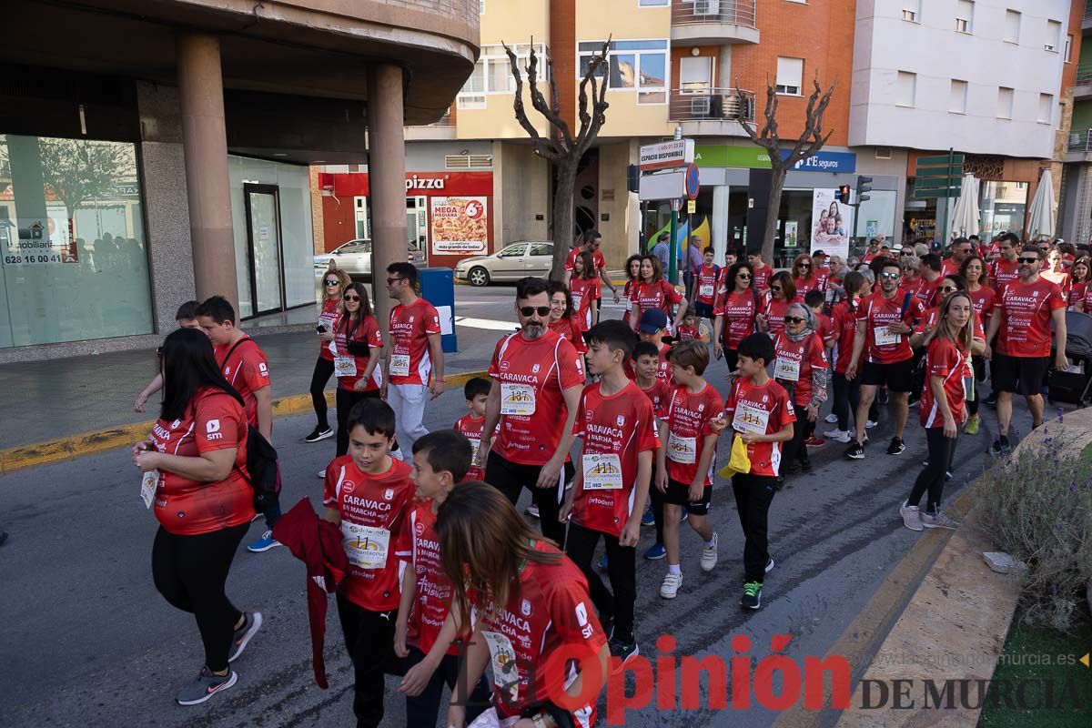 Marcha de la ONG Delwende en Caravaca
