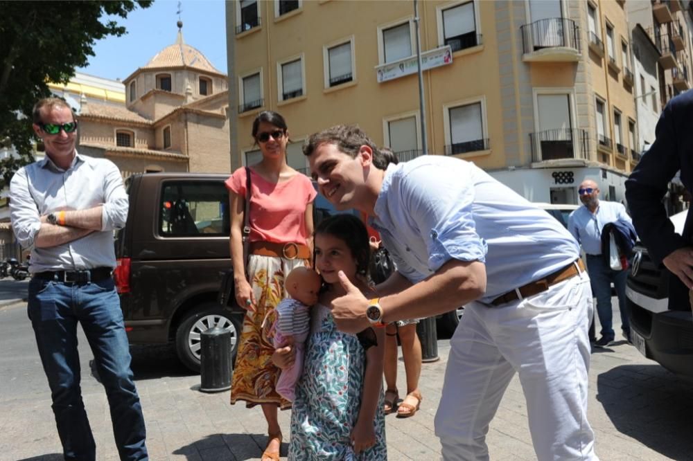 Albert Rivera visita Murcia y Los Alcázares