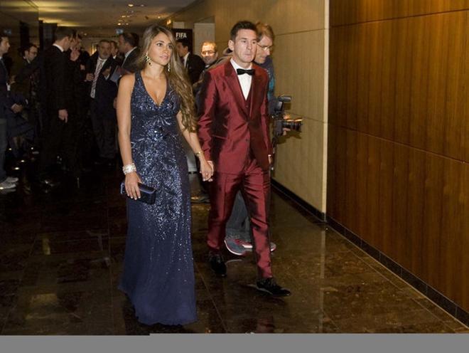 La alfombra del balón de oro