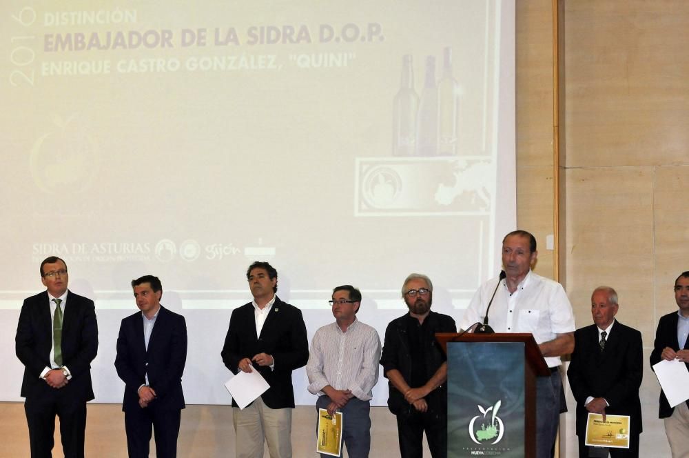 Presentación del VII Salón de la Sidra en el Recito Ferial de Santullano, Mieres