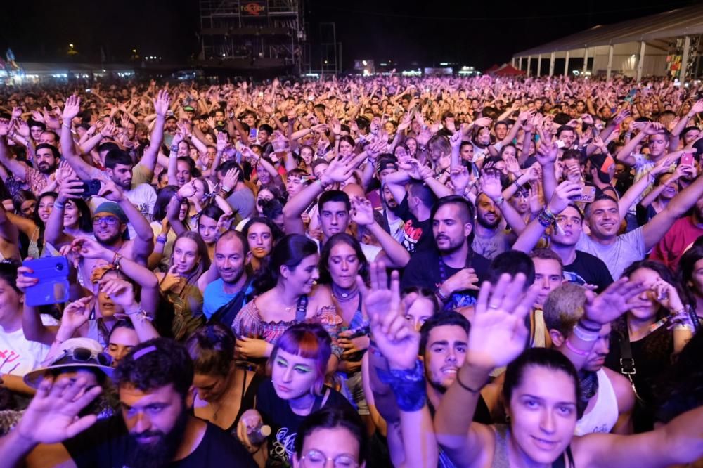 La Pegatina actúa en el festival Rabolagartija