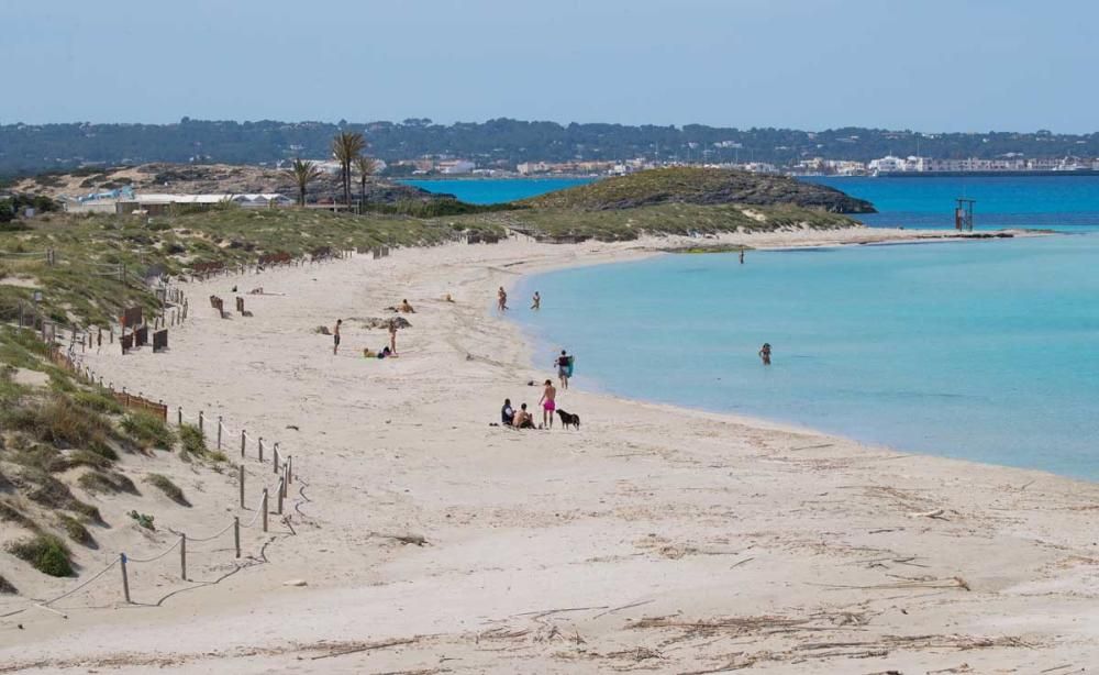 Playas vacías en Formentera.