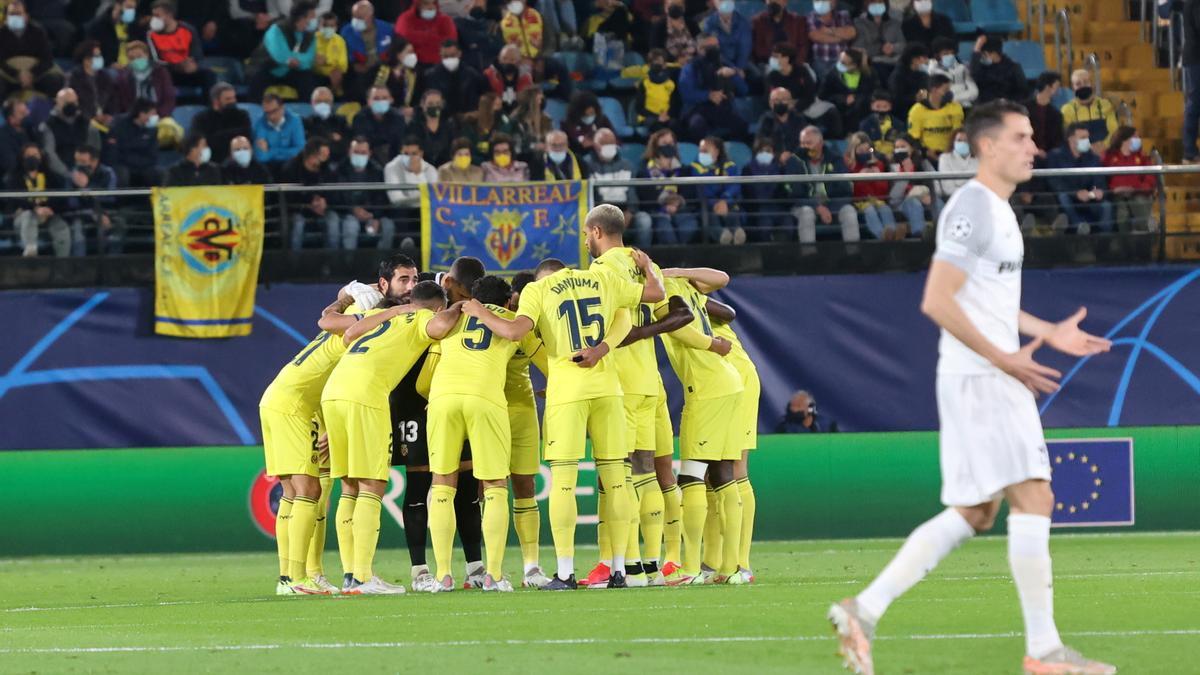 Así se han conjurado los jugadores del Villarreal antes de medirse al Young Boys.