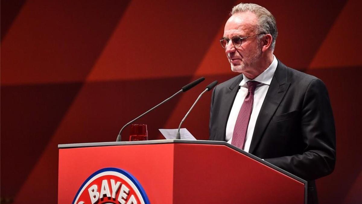 Karl-Heinz Rummenigge, director general del Bayern de Múnich.