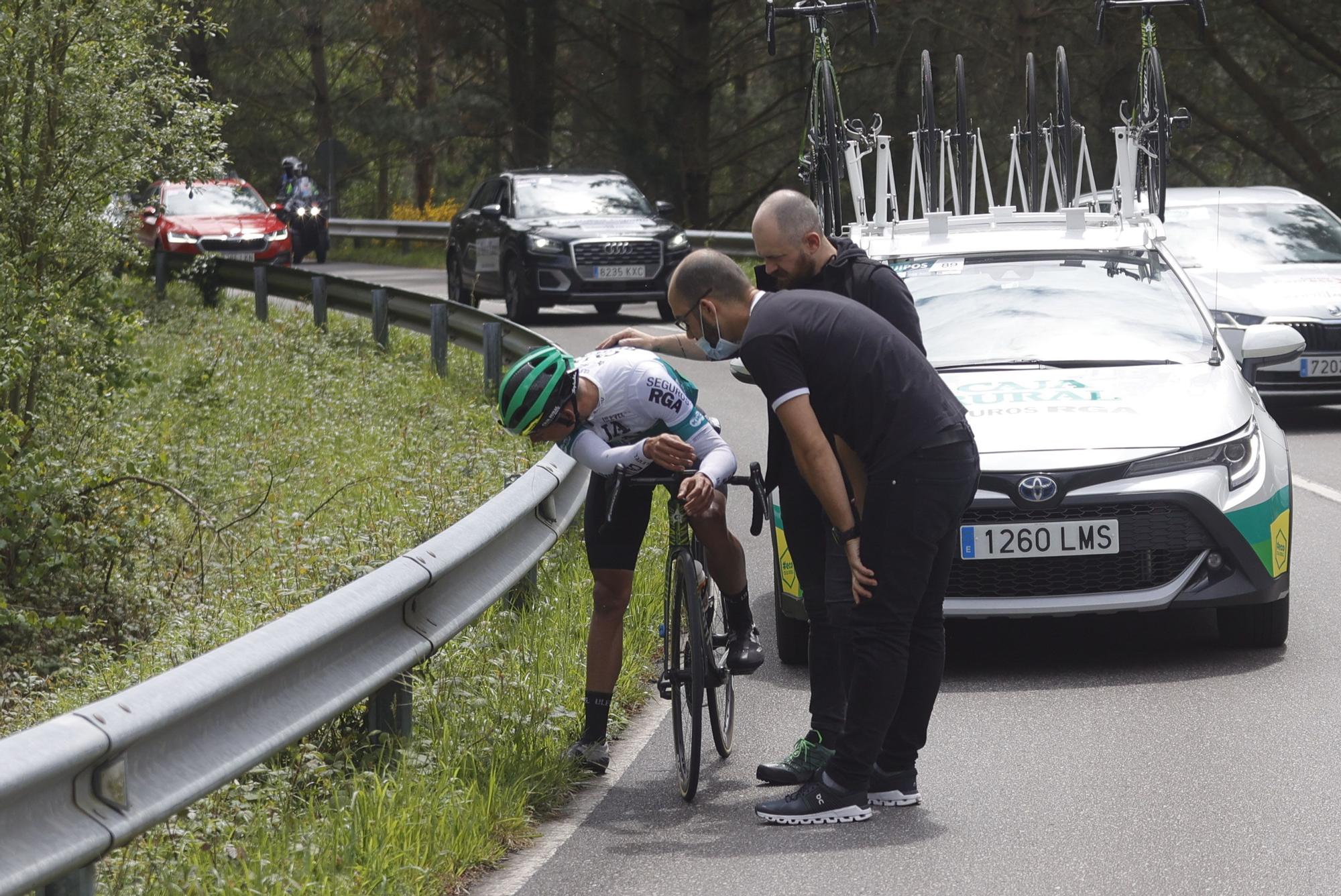 La segunda etapa de la Vuelta Ciclista a Asturias, en imágenes