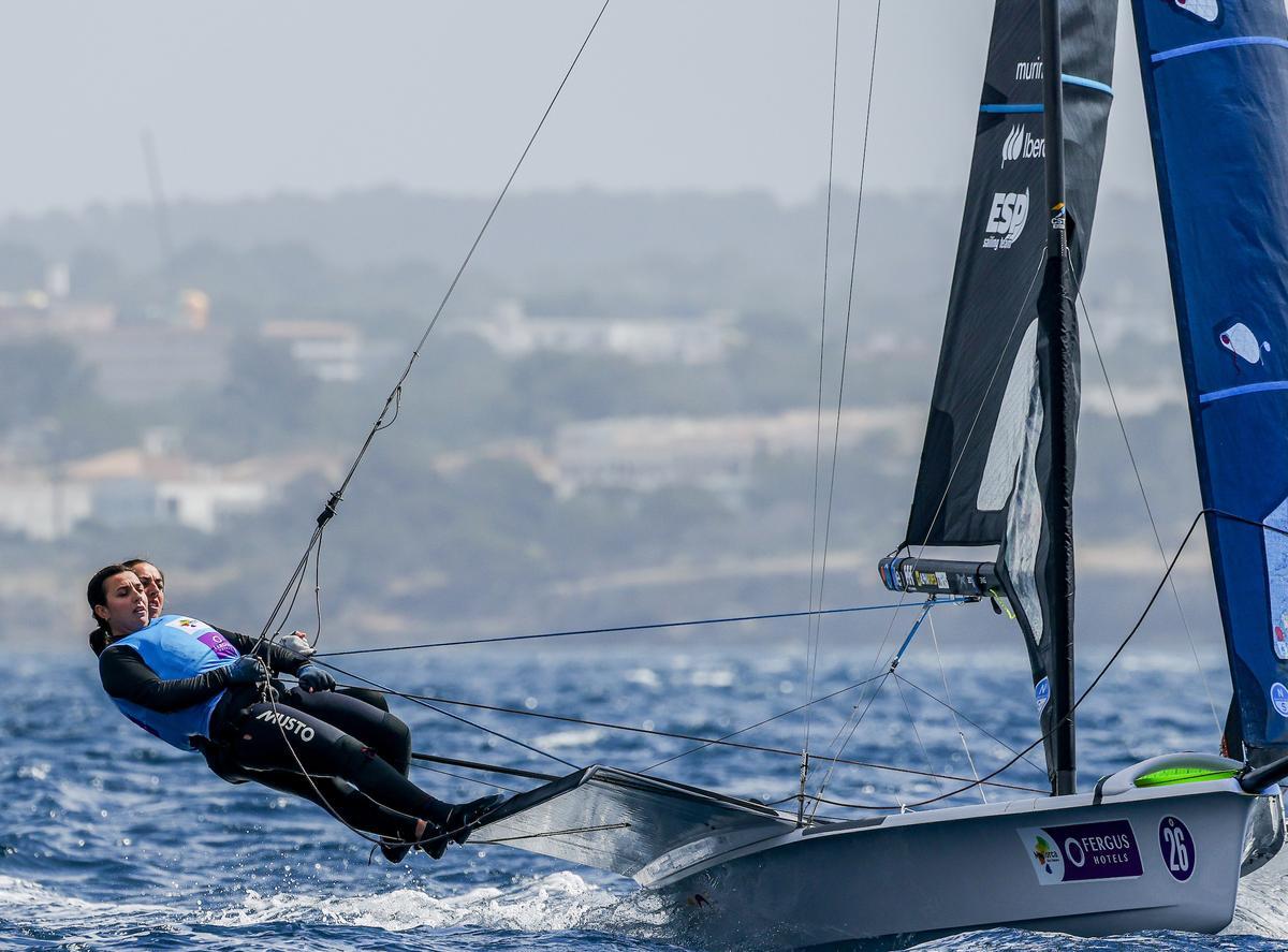 Paula Barceló y María Cantero, durante la jornada de este martes del Trofeo Princesa Sofía.