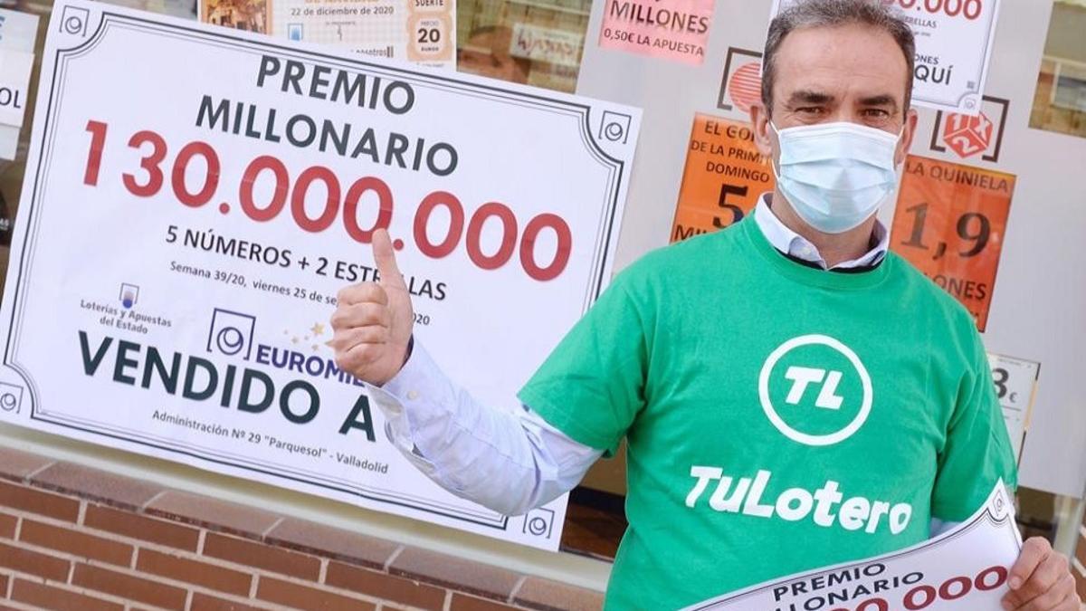 El Euromillones cae en Valladolid: un vecino se hace con 130 millones de euros