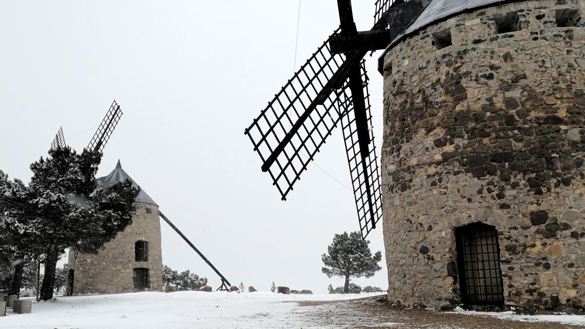 Molinos nevados.