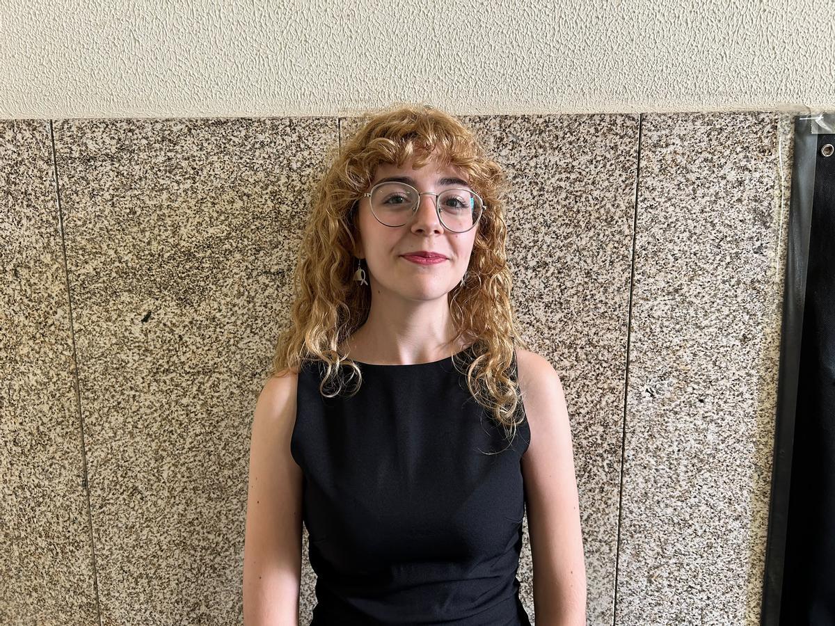 A estudante de galego arxentina Sofía Isabel González.
