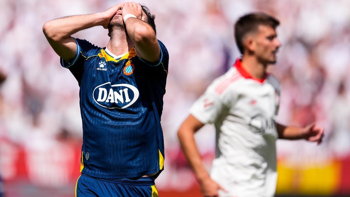 Drama absoluto: el Espanyol se desploma en Sevilla y se hunde aún más