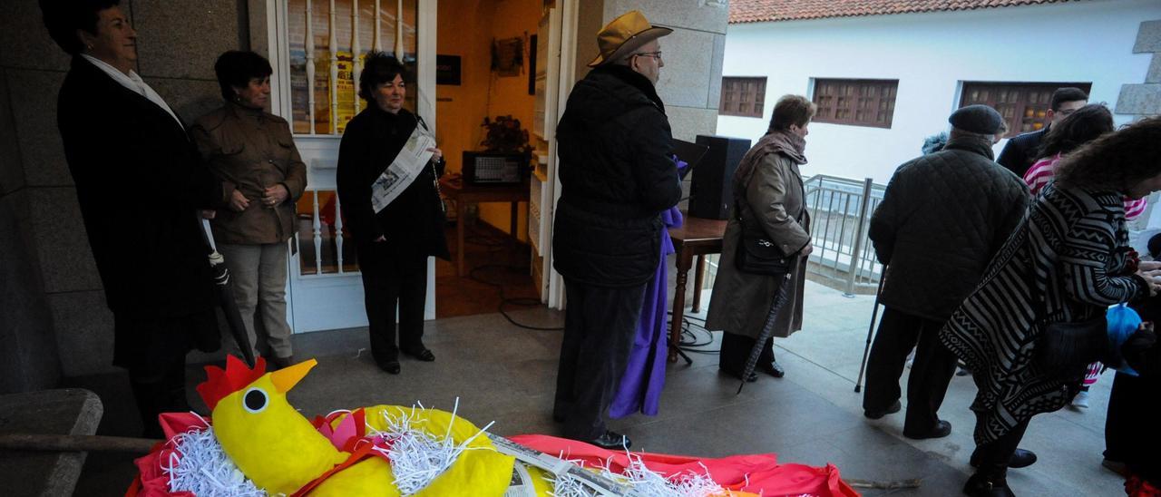 Una pasada edición del Enterro da Galiña de Barrantes