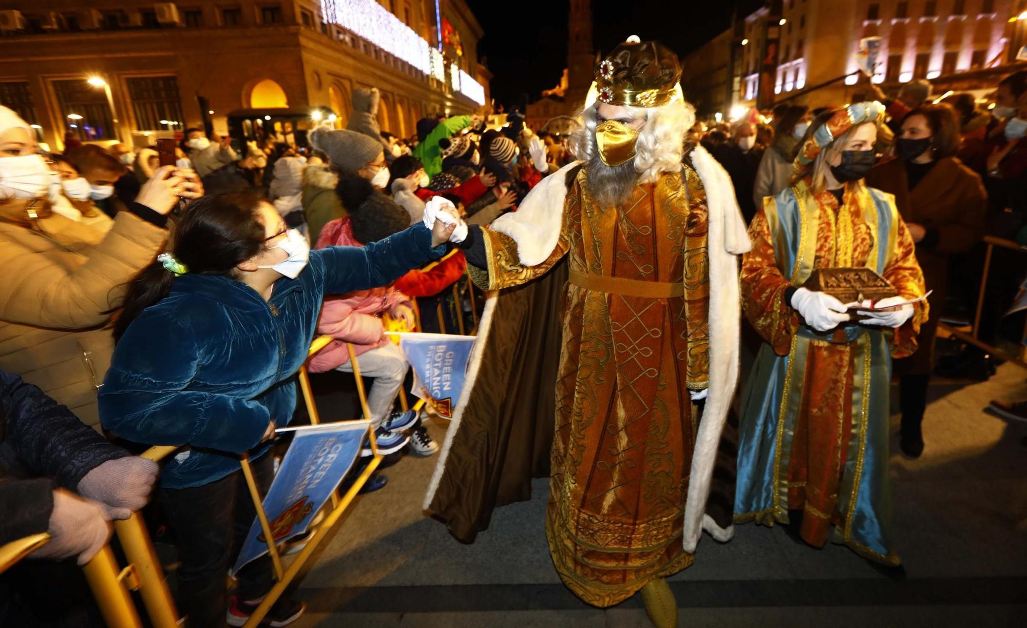 Cabalgata de Reyes en Zaragoza 2022