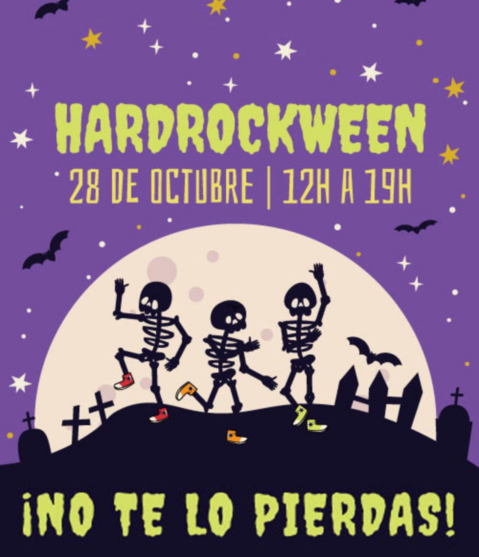 Cartel promocional de HardRockWeen. 